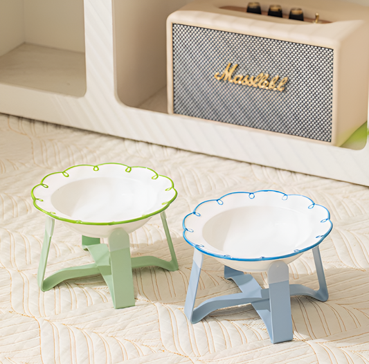 Simply Flower Elevated Pet Bowl