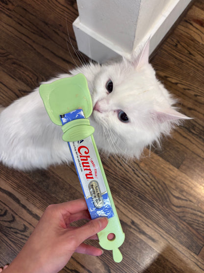 Jumbo Cat Treat Feeder Spoon