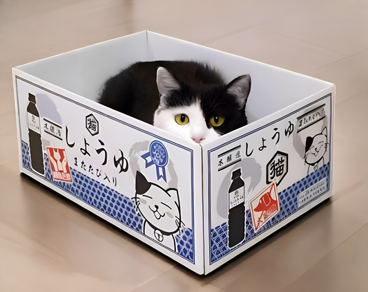 Meow Mail Scratch & Nap Box